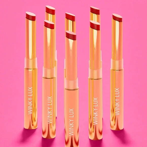 WINKY LUX Skinny Plump Demi-Matte Lipstick - Rose Hotel, NEW - Picture 6 of 10